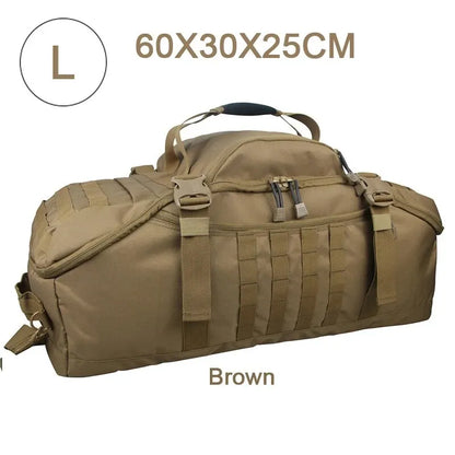 LQARMY 60L 80L Camping Bag Tactical Backpack Molle