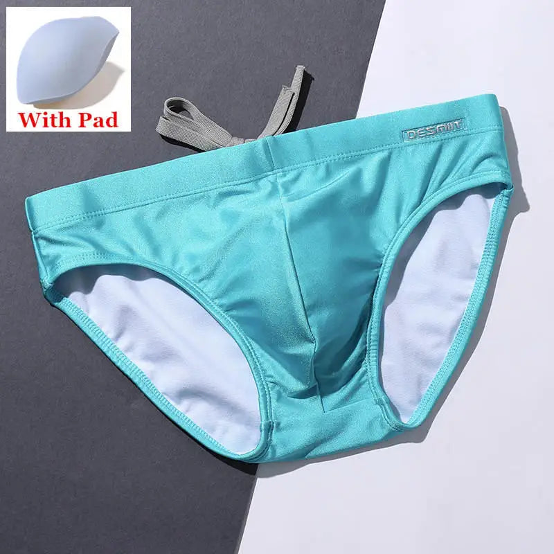 Padded Swim Briefs Desmiit Swimwear Men Swimming Trunks