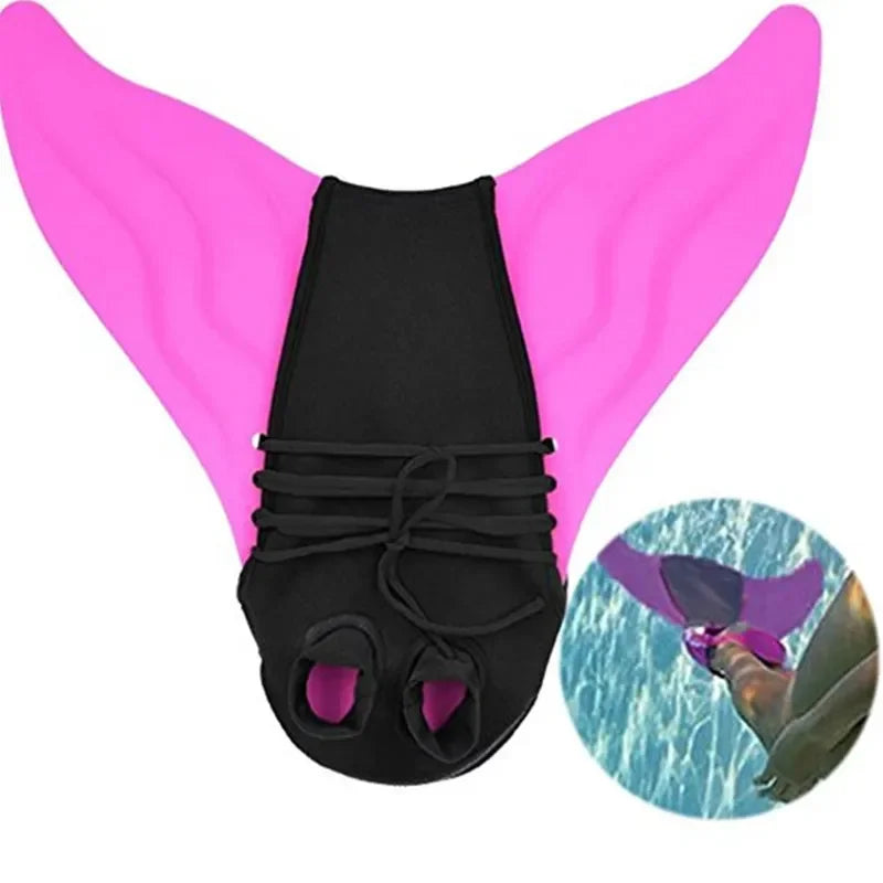 Swimming Fins Training Flipper Foot Flipper Children and Adult