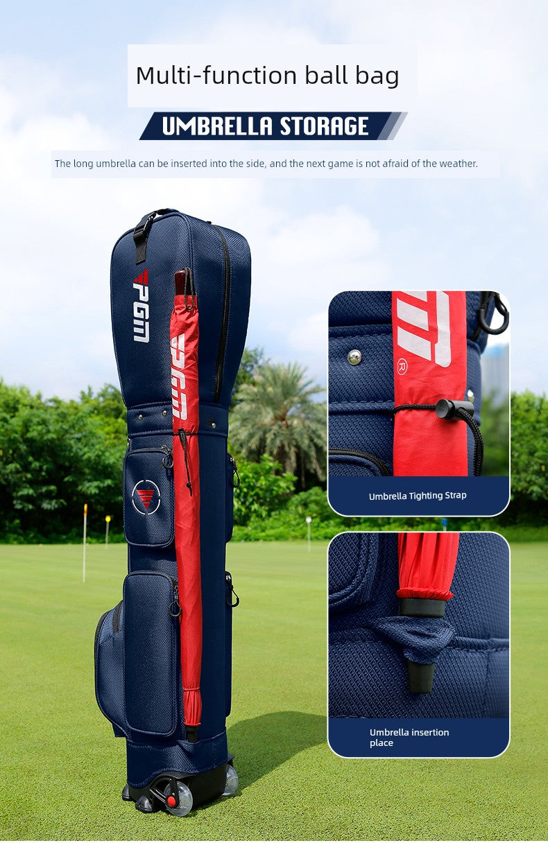 PGM Men's and Women's Lightweight Golf Bag with Pulley
