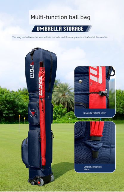 PGM Men's and Women's Lightweight Golf Bag with Pulley