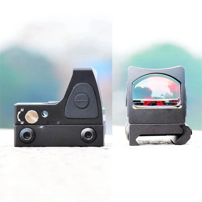 Tactical Mini Red Dot Sight Rifle Reflex Sight Airsoft G*ock 17 19