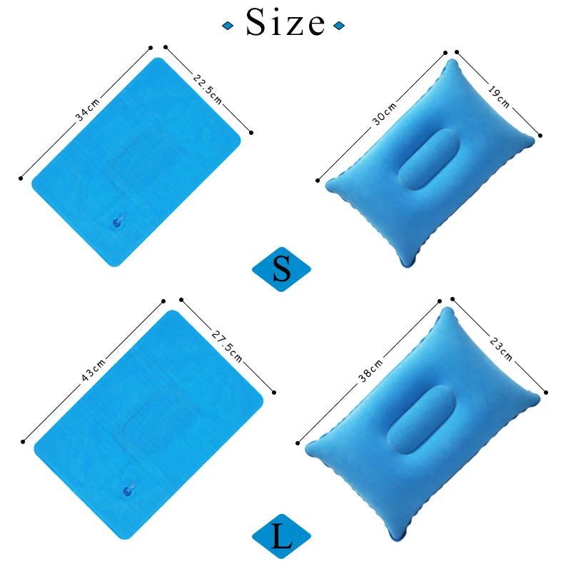 Inflatable Air Backrest Pillow