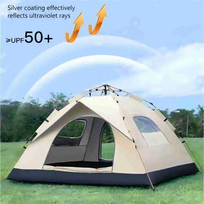 Outdoor shelter Sunshade Camping Tent Reactive outdoor Camping tent Two doors and two windows