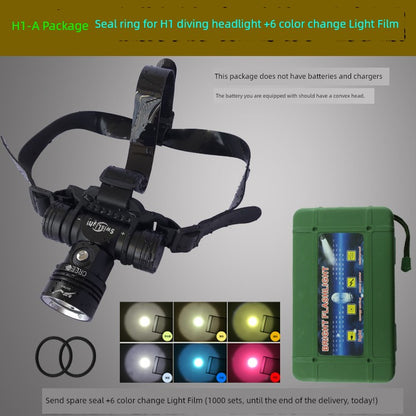 Professional Diving Headlamp Swiss L2  Waterproof 30 M Super Bright