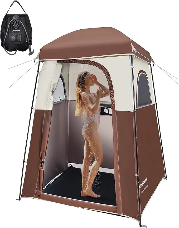 Camping Shower Tent, Portable Outdoor Privacy Toilet & Changing Shelter