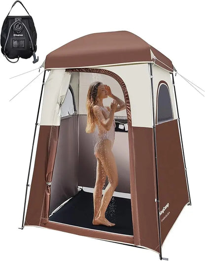 Camping Shower Tent, Portable Outdoor Privacy Toilet & Changing Shelter