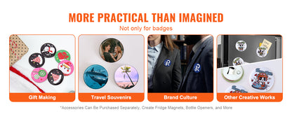 VEVOR Button Maker 25/32/58 Machine